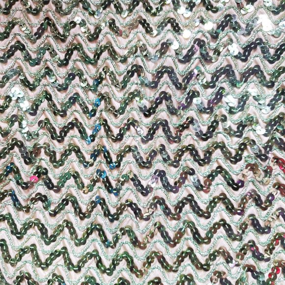 Vintage green sequin stop - Picture 4 of 8